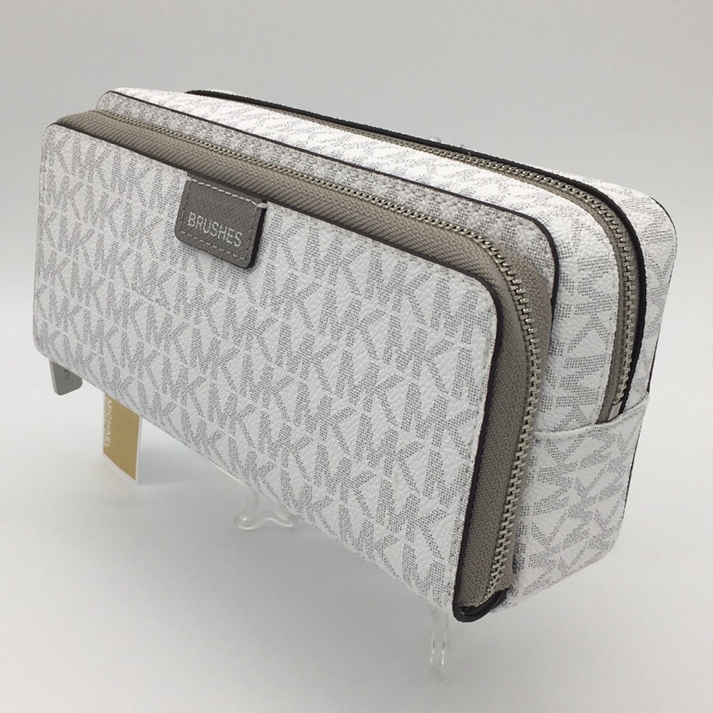 Michael Kors Jet Set Travel LG DBL ZIP TRV POUCH - Picture 4 of 12